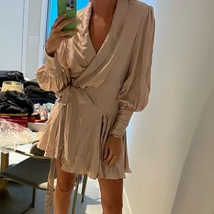 NEW WITH TAGS - Zimmerman wrap dress in rose